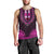 African Dashiki Men Tank Top With Polynesian Pattern - Pink LT9 - Polynesian Pride