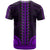 African Dashiki T Shirt With Polynesian Pattern Purple LT9 - Polynesian Pride