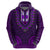 African Dashiki Hoodie With Tapa Pattern Purple LT9 - Polynesian Pride