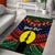 Personalised New Caledonia All Saints Day Area Rug Candle Light with Polynesian Style