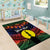 Personalised New Caledonia All Saints Day Area Rug Candle Light with Polynesian Style