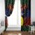 Personalised New Caledonia All Saints Day Window Curtain Candle Light with Polynesian Style