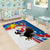 Personalized Filipino-American Area Rug The Eight-Rayed Sun with Bald Eagle