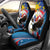 Personalized Filipino-American Car Seat Cover The Eight-Rayed Sun with Bald Eagle