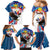 Personalized Filipino-American Family Matching Mermaid Dress and Hawaiian Shirt The Eight-Rayed Sun with Bald Eagle