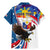 Personalized Filipino-American Family Matching Mermaid Dress and Hawaiian Shirt The Eight-Rayed Sun with Bald Eagle