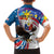 Personalized Filipino-American Family Matching Summer Maxi Dress and Hawaiian Shirt The Eight-Rayed Sun with Bald Eagle