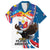 Personalized Filipino-American Hawaiian Shirt The Eight-Rayed Sun with Bald Eagle