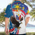 Personalized Filipino-American Hawaiian Shirt The Eight-Rayed Sun with Bald Eagle