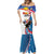 Personalized Filipino-American Mermaid Dress The Eight-Rayed Sun with Bald Eagle