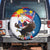 Personalized Filipino-American Spare Tire Cover The Eight-Rayed Sun with Bald Eagle