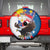 Personalized Filipino-American Spare Tire Cover The Eight-Rayed Sun with Bald Eagle