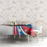 Personalized Filipino-American Tablecloth The Eight-Rayed Sun with Bald Eagle LT9 - Polynesian Pride