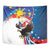 Personalized Filipino-American Tapestry The Eight-Rayed Sun with Bald Eagle