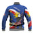 Personalized Filipino-American Baseball Jacket Philippines Coat Of Arms with Bald Eagle