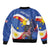 Personalized Filipino-American Bomber Jacket Philippines Coat Of Arms with Bald Eagle