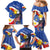 Personalized Filipino-American Family Matching Mermaid Dress and Hawaiian Shirt Philippines Coat Of Arms with Bald Eagle