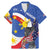 Personalized Filipino-American Family Matching Mermaid Dress and Hawaiian Shirt Philippines Coat Of Arms with Bald Eagle