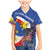 Personalized Filipino-American Family Matching Mermaid Dress and Hawaiian Shirt Philippines Coat Of Arms with Bald Eagle