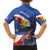 Personalized Filipino-American Kid Hawaiian Shirt Philippines Coat Of Arms with Bald Eagle