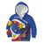 Personalized Filipino-American Kid Hoodie Philippines Coat Of Arms with Bald Eagle