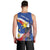 Personalized Filipino-American Men Tank Top Philippines Coat Of Arms with Bald Eagle