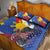 Personalized Filipino-American Quilt Bed Set Philippines Coat Of Arms with Bald Eagle