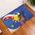 Personalized Filipino-American Rubber Doormat Philippines Coat Of Arms with Bald Eagle