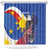 Personalized Filipino-American Shower Curtain Philippines Coat Of Arms with Bald Eagle