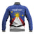 Personalized Pilipinas Eight-Rayed Sun Baseball Jacket Philippines Map With Polynesian Style