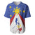 Personalized Pilipinas Eight-Rayed Sun Baseball Jersey Philippines Map With Polynesian Style