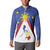 Personalized Pilipinas Eight-Rayed Sun Button Sweatshirt Philippines Map With Polynesian Style