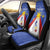 Personalized Pilipinas Eight-Rayed Sun Car Seat Cover Philippines Map With Polynesian Style