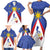 Personalized Pilipinas Eight-Rayed Sun Family Matching Short Sleeve Bodycon Dress and Hawaiian Shirt Philippines Map With Polynesian Style