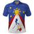 Personalized Pilipinas Eight-Rayed Sun Polo Shirt Philippines Map With Polynesian Style