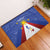 Personalized Pilipinas Eight-Rayed Sun Rubber Doormat Philippines Map With Polynesian Style