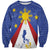 Personalized Pilipinas Eight-Rayed Sun Sweatshirt Philippines Map With Polynesian Style