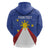 Personalized Pilipinas Eight-Rayed Sun Zip Hoodie Philippines Map With Polynesian Style