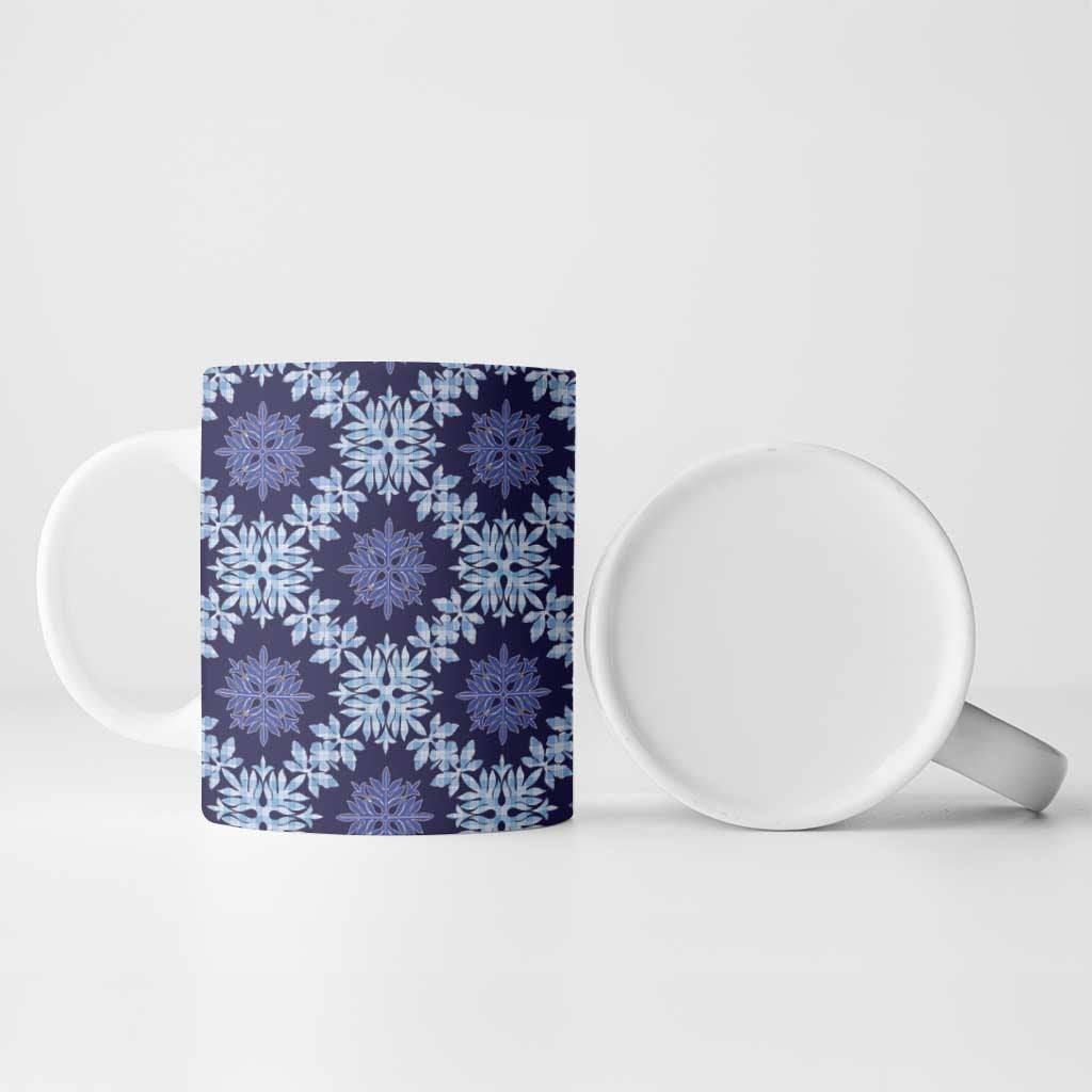 Palaka Hawaiian Quilt Seamless Pattern Ceramic Mug - Polynesian Pride