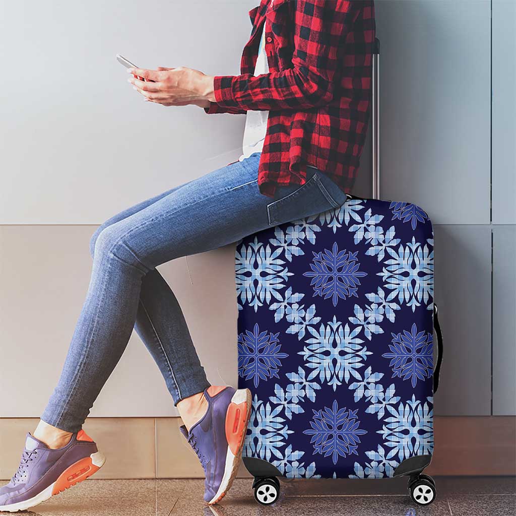Palaka Hawaiian Quilt Seamless Pattern Luggage Cover - Polynesian Pride