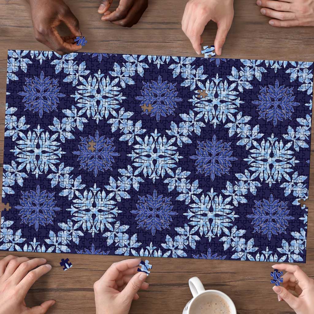 Palaka Hawaiian Quilt Seamless Pattern Puzzle - Polynesian Pride