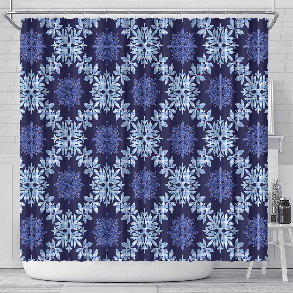 Palaka Hawaiian Quilt Seamless Pattern Shower Curtain - Polynesian Pride