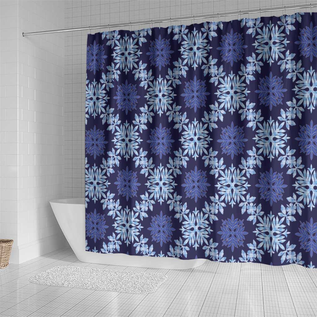 Palaka Hawaiian Quilt Seamless Pattern Shower Curtain - Polynesian Pride