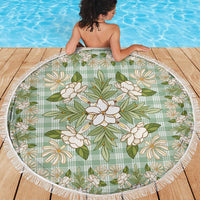Squares Maile Leaf Beach Blanket Turquoise Palaka Hawaiian Quilt Pattern - Polynesian Pride