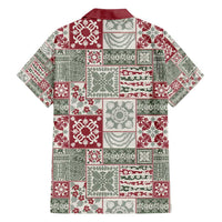 Mele Kalikimaka Hawaii Christmas Family Matching Long Sleeve Bodycon Dress and Hawaiian Shirt Aloha Spirit with Hawaiian Quilt Pattern - Polynesian Pride