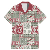 Mele Kalikimaka Hawaii Christmas Family Matching Mermaid Dress and Hawaiian Shirt Aloha Spirit with Hawaiian Quilt Pattern - Polynesian Pride