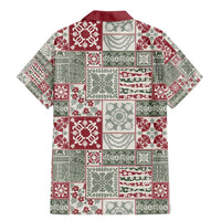 Mele Kalikimaka Hawaii Christmas Family Matching Mermaid Dress and Hawaiian Shirt Aloha Spirit with Hawaiian Quilt Pattern - Polynesian Pride