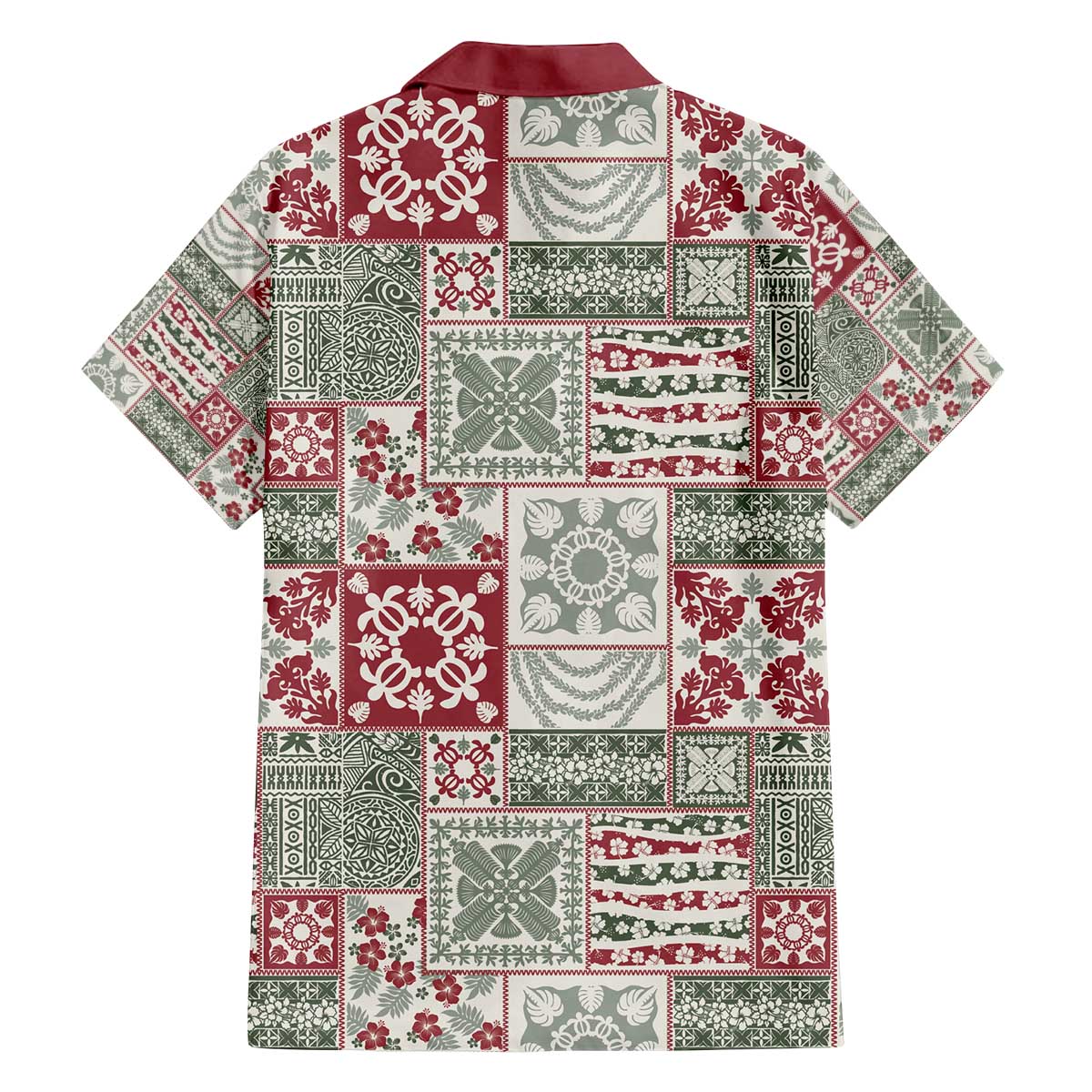 Mele Kalikimaka Hawaii Christmas Family Matching Off The Shoulder Long Sleeve Dress and Hawaiian Shirt Aloha Spirit with Hawaiian Quilt Pattern - Polynesian Pride