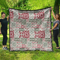 Mele Kalikimaka Hawaii Christmas Quilt Aloha Spirit with Hawaiian Quilt Pattern - Polynesian Pride