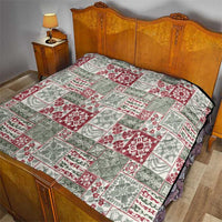 Mele Kalikimaka Hawaii Christmas Quilt Aloha Spirit with Hawaiian Quilt Pattern - Polynesian Pride